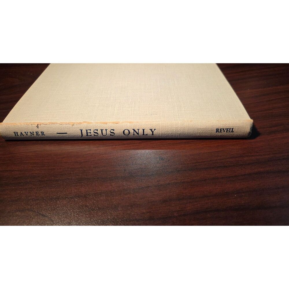 Vintage Jesus Only Hardcover owned by Dr. Roy Edgemon (Signed & Stamped)